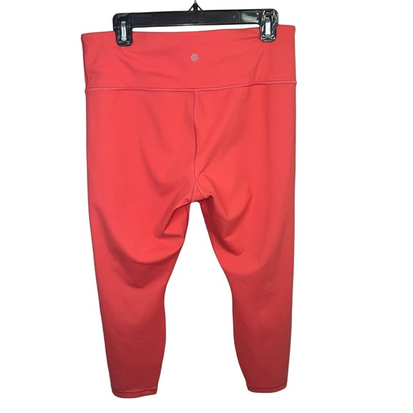 Athleta Elation 7/8 Tight  Orange Coral Size LP Large Petite - Picture 4 of 12